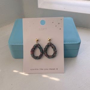 Loft Crystal Drop Earrings